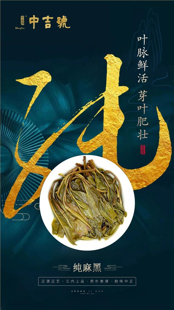 中吉號(hào)純麻黑普洱茶